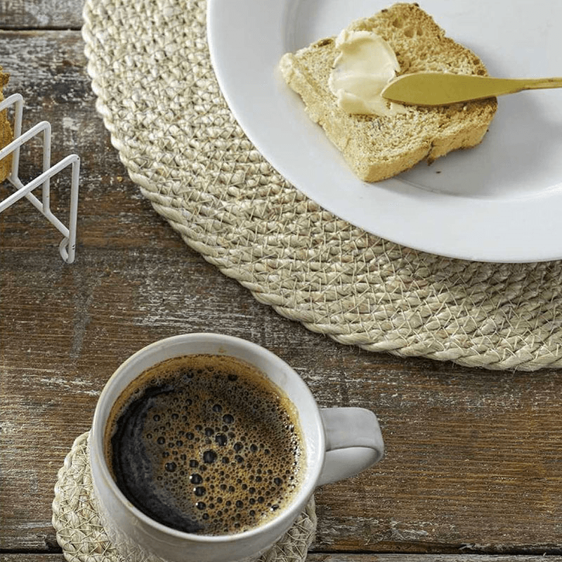 Jute Set of 4 Placemats, Natural