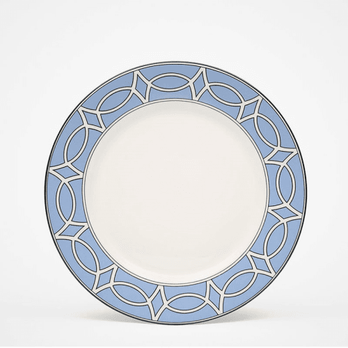 Image showing the Loop Set of 2 Dessert Plate, Cornflower Blue product.