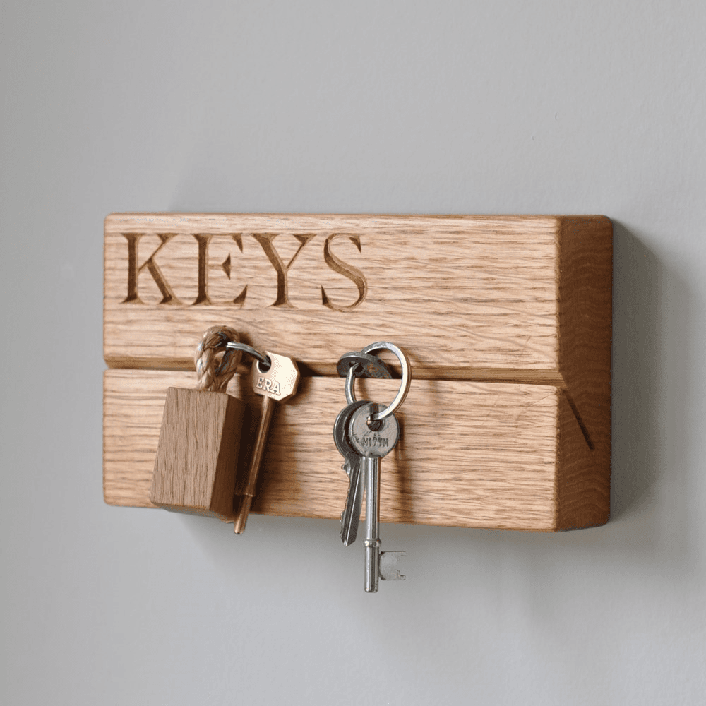 Keys Small key organiser, Oak