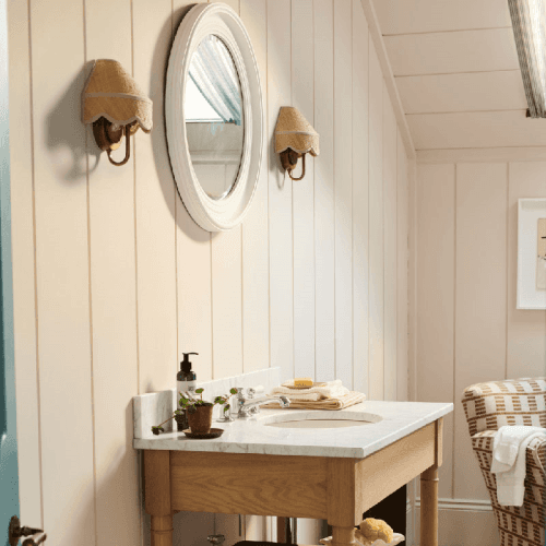 Image showing the Marina Wall Light, Raffia product.