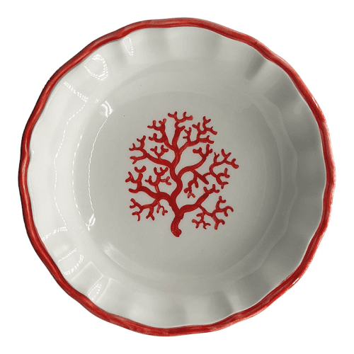 Image showing the Coral Pasta Bowl, White product.