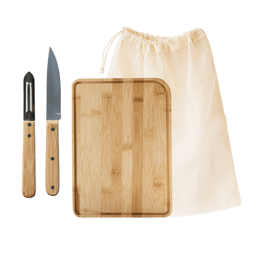 Image showing the Chef Set Chopping Board, Natural product.