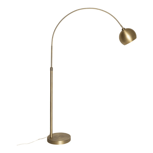 Image showing the Mini Lounge Floor Lamp, Brass product.