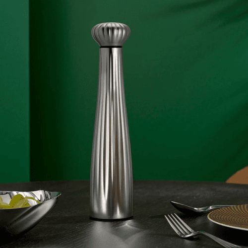 Image showing the Palm Satin Pepper Mill, Stainless Steel product.