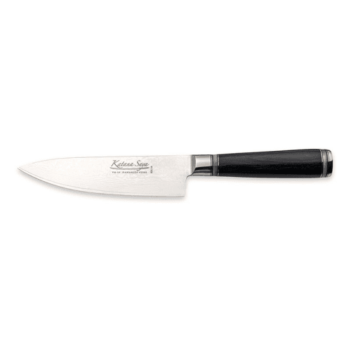 Image showing the Katana Saya Pakkawood Cook's Knife product.