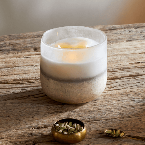 Image showing the Cardamom & Amber 3 Wick Scented Candle, Aged Smoke product.