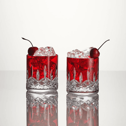 Image showing the Lismore Set of 2 Tumblers, Red product.