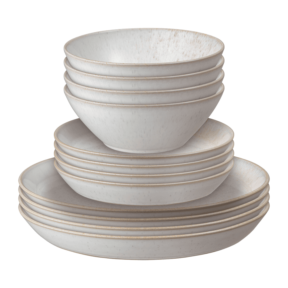 Kiln Coral 12 Piece Dinnerware Set