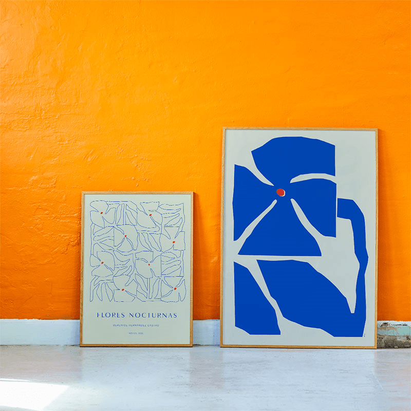 Flores Nocturnas 01 Art Print