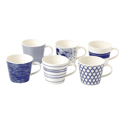 Image showing the Pacific Set of 6 Mugs, Assorted product.