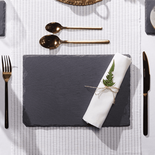 Image showing the Slate Set of 4 Placemats product.
