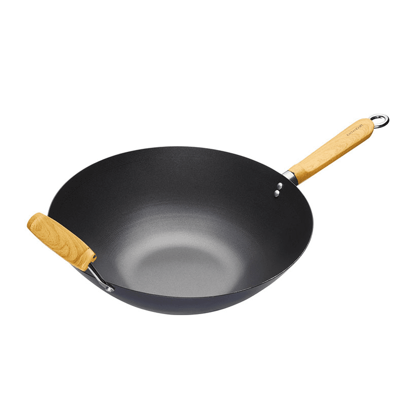 Oriental Carbon Steel Non Stick Wok