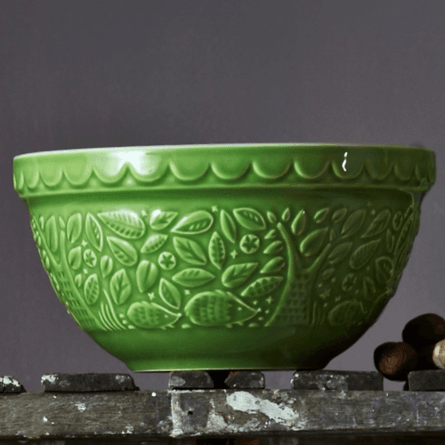 Image showing the In The Forest Hedgehog Mixing bowl, Green product.