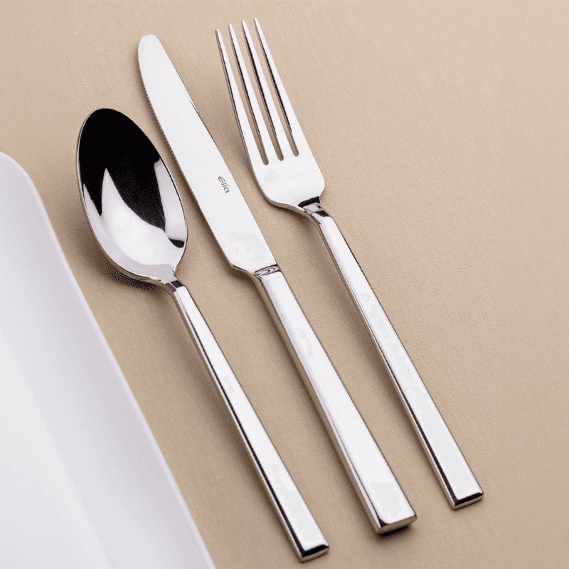 Cosmo Pair of Serving Forks, Mirror Finish Polished