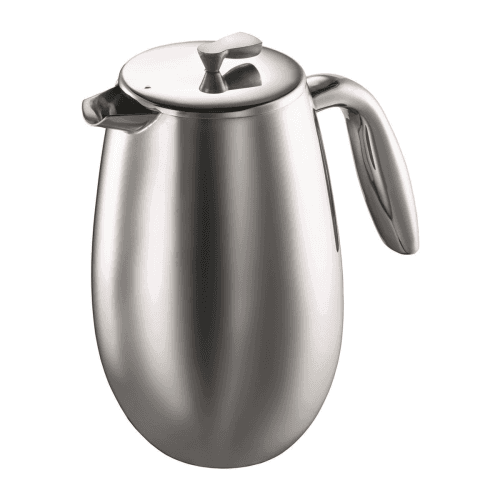 Image showing the Colombia Double wall 8 cup French press, Silver product.