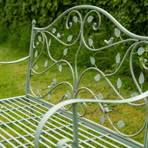 Image showing the Woodland Bench, Green product.
