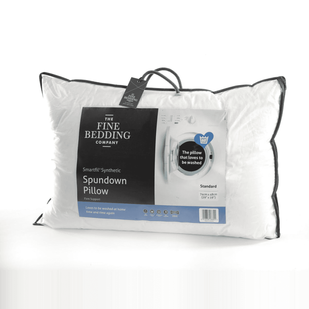 Spundown Medium Comfort Pillow, White