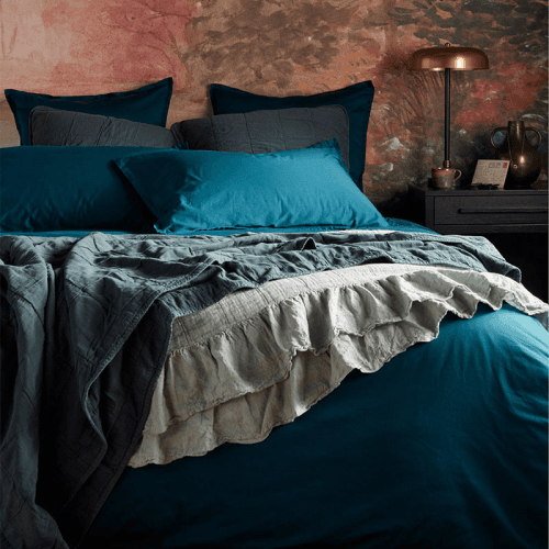 Image showing the Finn Cotton Quilted Cushion Cover product.