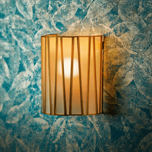 Image showing the Shard Wall Light, Brass product.