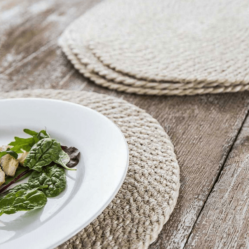 Jute Set of 4 Placemats, Natural