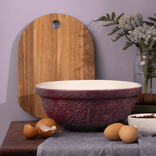 Image showing the In The Meadow Daisy Mixing Bowl, Purple product.