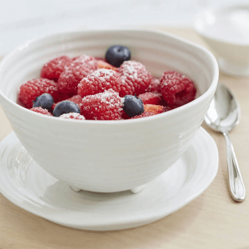Image showing the Set of 4 bowls, White product.