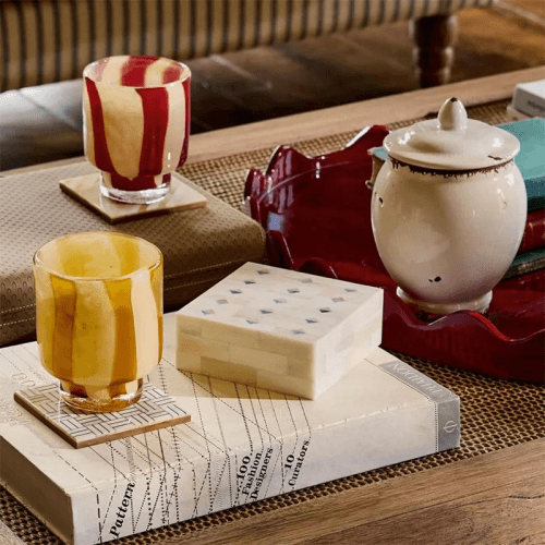 Image showing the Astley Set of 2 Candle Holders, Multi product.