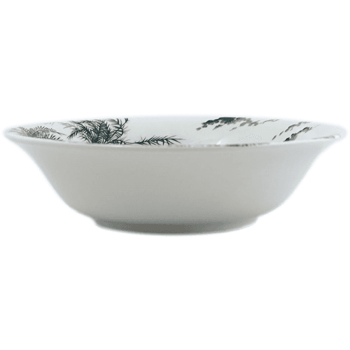 Image showing the Les Depareillées - Vues d'Orient US cereal bowl, Green product.