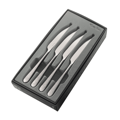 Image showing the Skye 4 Piece Steak Knife Set, Stainless Steel product.