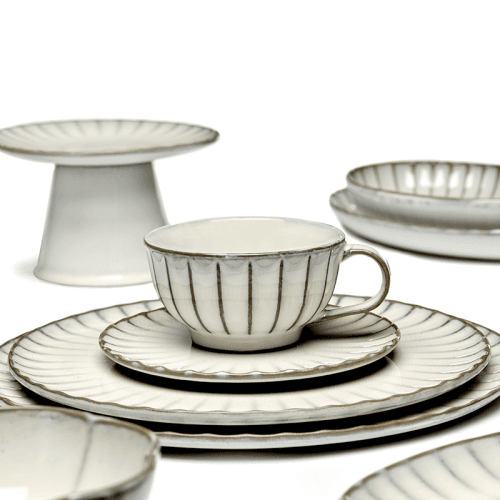 Image showing the Inku Set of 4 Cappuccino Cups, White product.