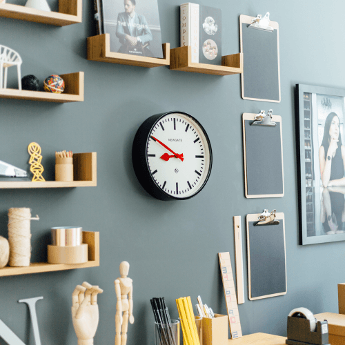 Image showing the The Luggage Wall Clock product.