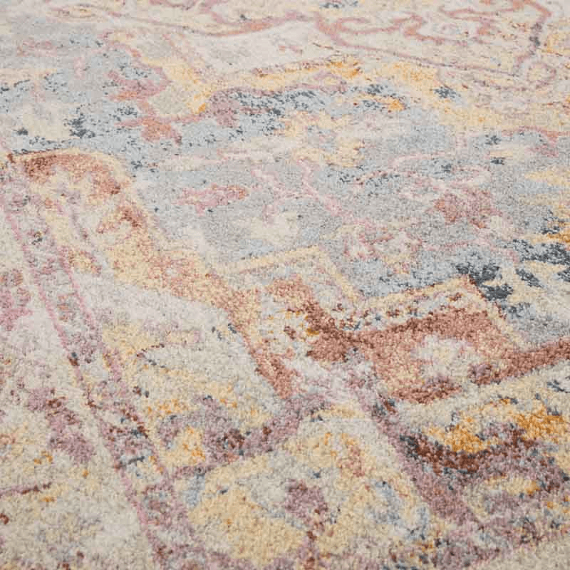 Flores Traditional Persian Azin Rug, Multi