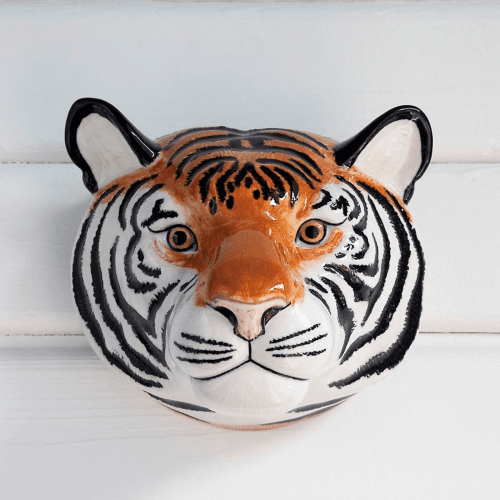 Image showing the Tiger Wall Vase product.