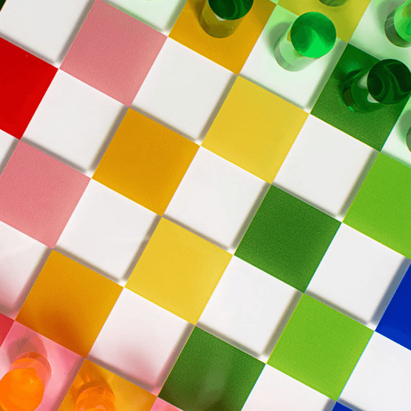 Rainbow Chess Set, Multi