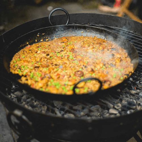 Image showing the Paella pan, Black product.