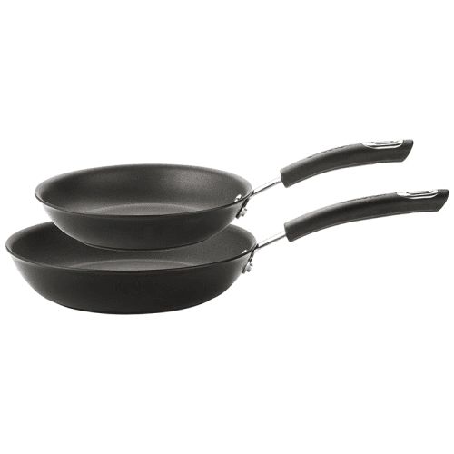 Image showing the Total Anodised Non-Stick Frying Pan Set, Black product.