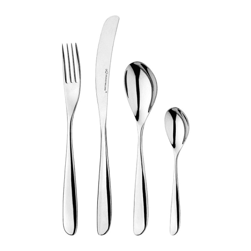 Image showing the Olive 16 Piece Cutlery Set, Mirror Finish product.