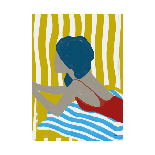 Image showing the Finales De Agosto - Lentov Art Print, Multi product.