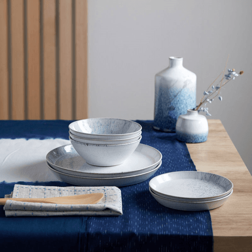Image showing the Kiln Medium Plate, Blue product.
