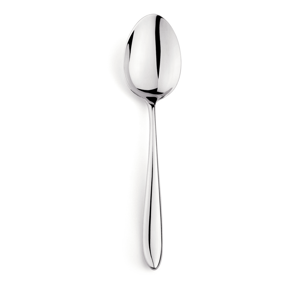 Arlow Pair of Serving Spoons, Mirror Finish Polished