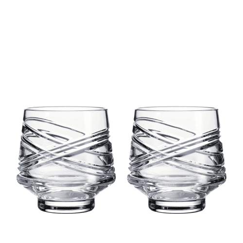 Image showing the Aran Set of 2 Tumblers, Clear product.