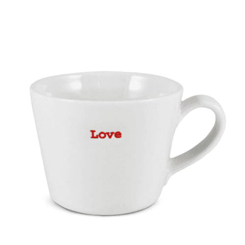 Image showing the Love' Espresso Cup Set of 4, White product.