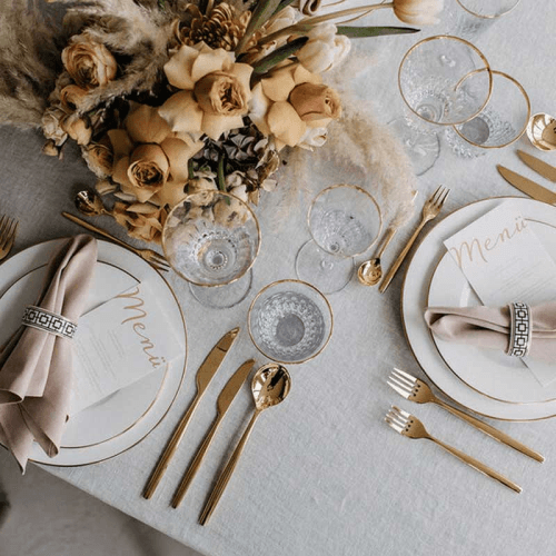 Image showing the Anmut gold Coffee cup & Saucer, gold product.