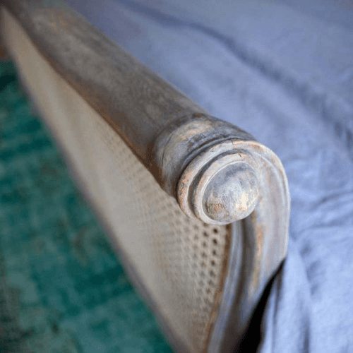 Image showing the Rattan King Size Bed Frame, Natural product.