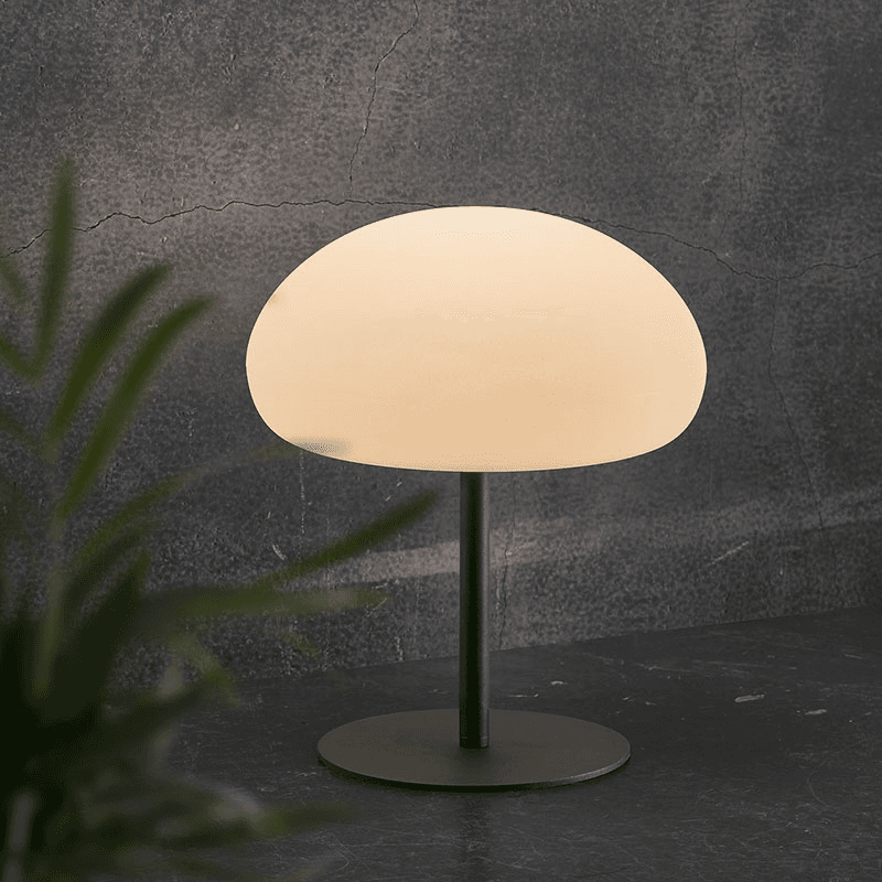 Sponge Table Lamp, Black and White