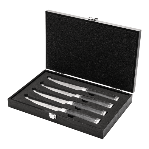 Image showing the Katana Saya Pakkawood 4 Piece Steak Knife Set product.