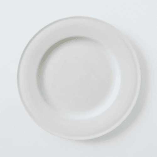 Image showing the Queensberry Hunt Concave Dinner Plate, White product.