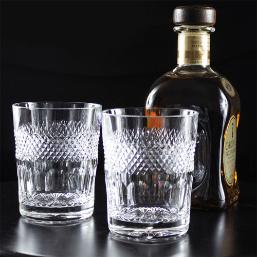 Image showing the Diamonds Set of 2 Tumblers, Clear product.