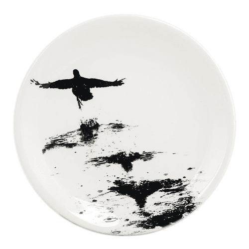 Image showing the Chambord Duck Side plate, White/Black product.