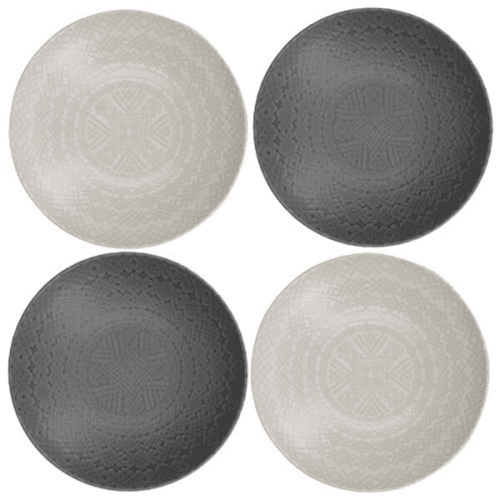 Image showing the Stoneware Set of 4 Coupe Pasta Bowls product.